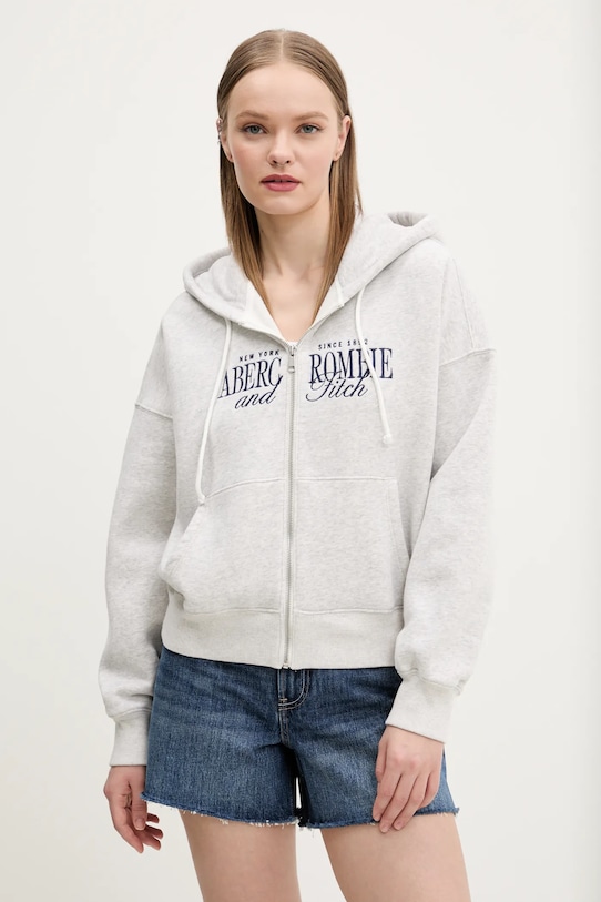 Abercrombie & Fitch bluza imprimeu gri KI185.5011.912
