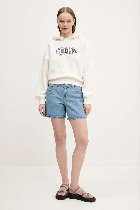 Abercrombie & Fitch bluza KI185.5022.178 beżowy SS25