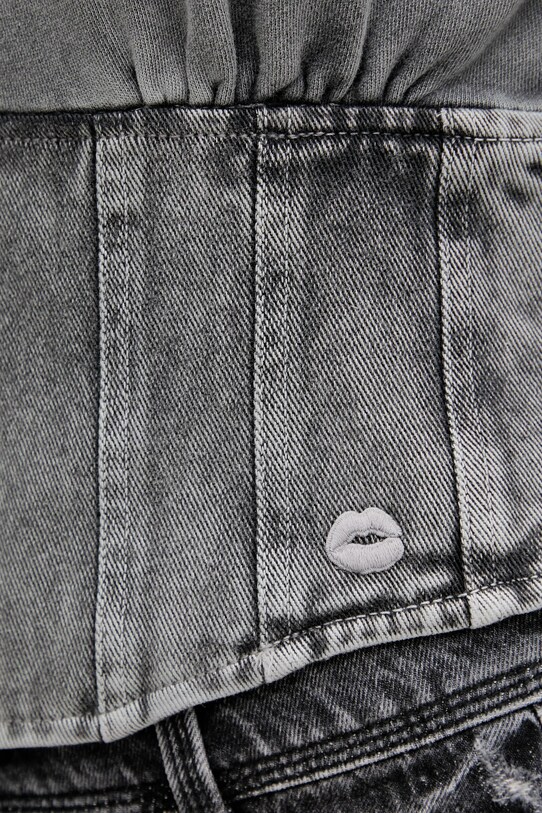 Bavlněná mikina Miss Sixty 6S1TJ57300 šedá