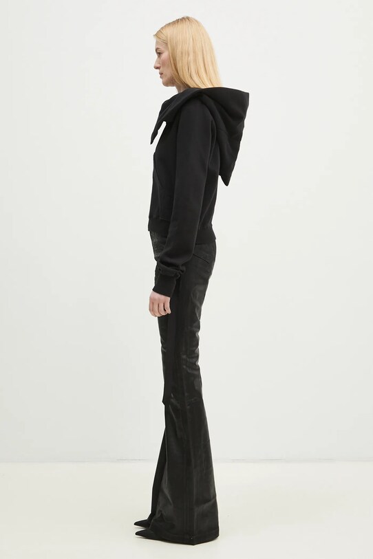 Bavlněná mikina Rick Owens Mountain DS01E3247.F černá SS25