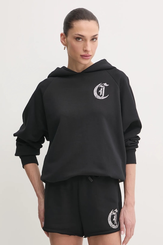 Just Cavalli felpa in cotone con nero 78PAIE08.CF100