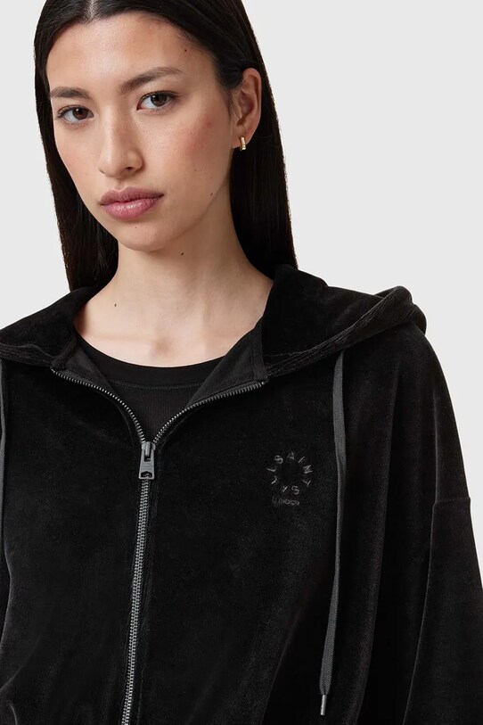 AllSaints bluza VINNY W075JC negru SS25