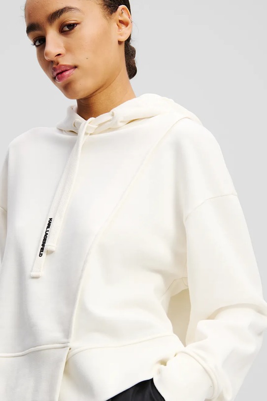 Odzież Karl Lagerfeld bluza bawełniana A2W20005 beżowy