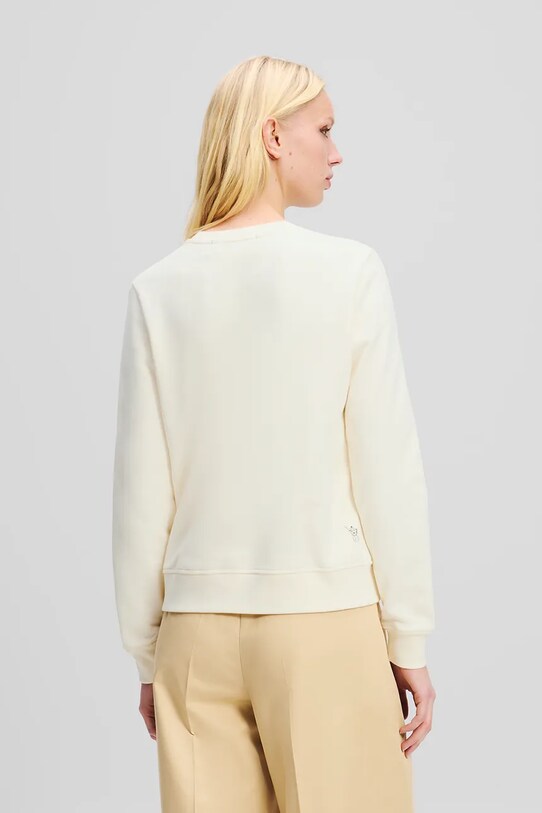 Karl Lagerfeld hanorac de bumbac A2W20057 bej SS25