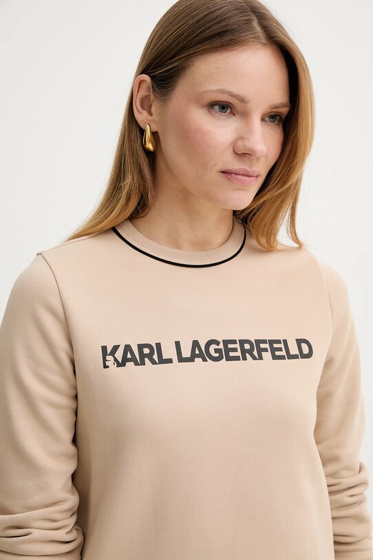 Karl Lagerfeld bluză bej A2W20066