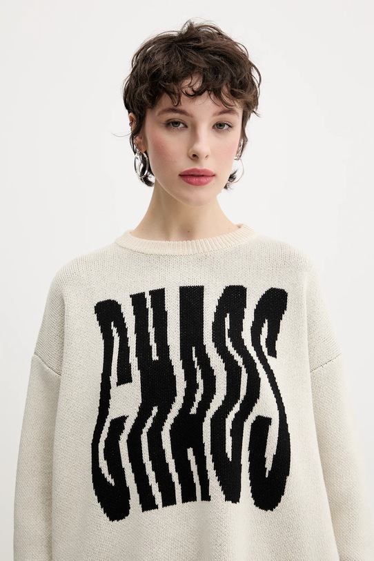 Πουλόβερ Kaotiko μπεζ AQ007.01.1910