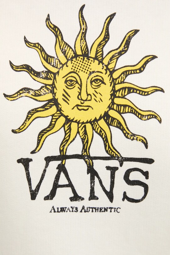 Βαμβακερή μπλούζα Vans VN000NXTFS81 μπεζ