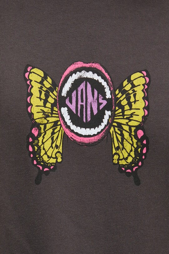 Vans hanorac de bumbac VN000NXVBLK1 maro