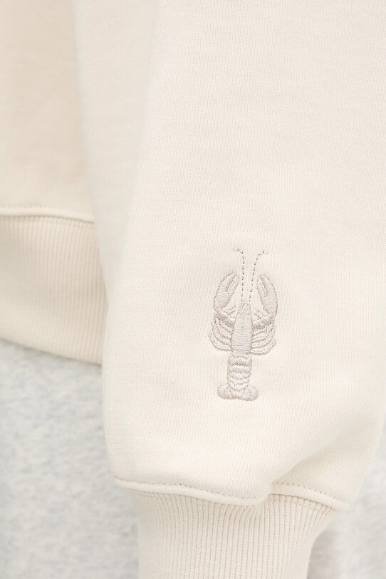 Bavlnená mikina New Balance WT51923LIN béžová