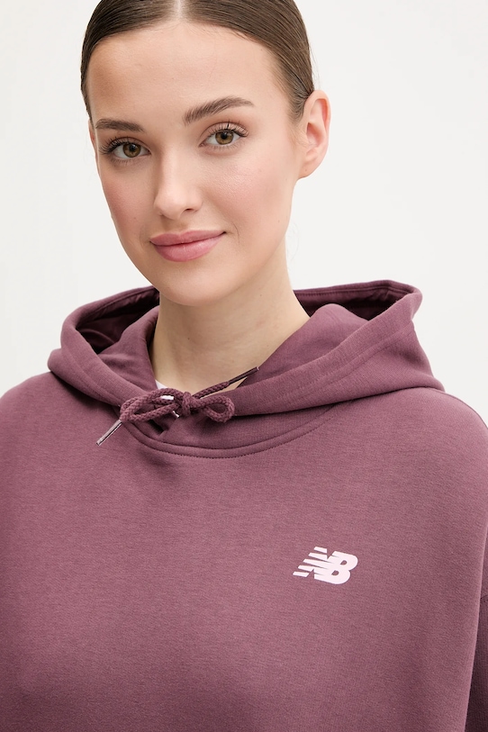 New Balance bluza fioletowy WT51947FDP