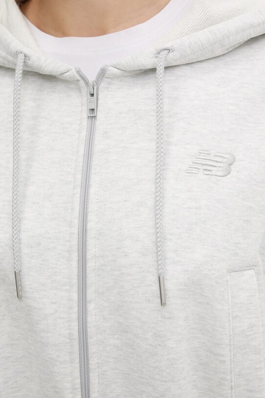 New Balance hanorac de bumbac WJ51506AHH gri