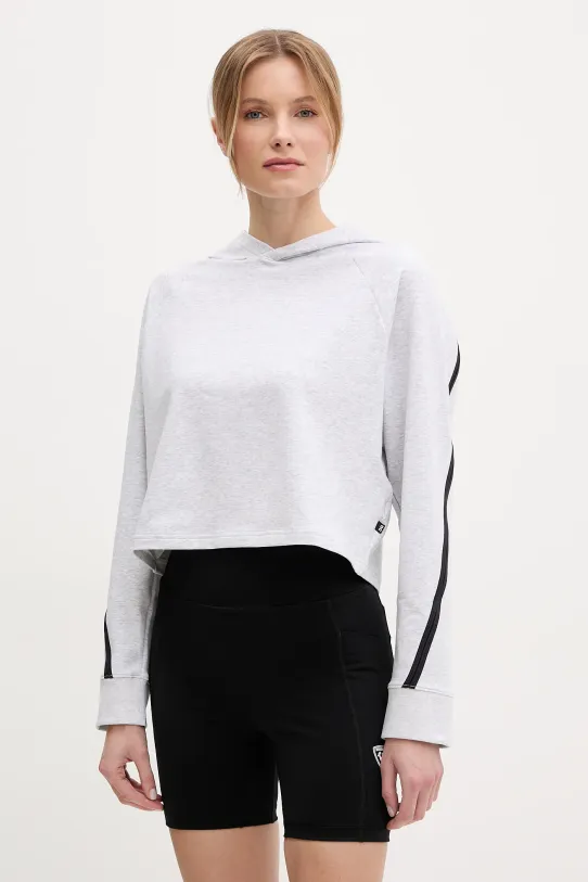 ON running bluza dresowa Studio z elastanem szary 1WF12421756