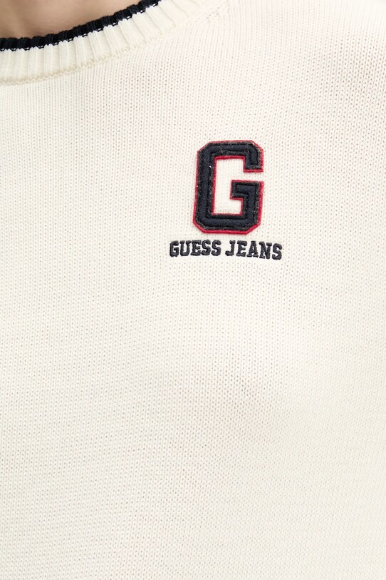 Guess Jeans pulover de bumbac W5GR01.Z3HM1 bej