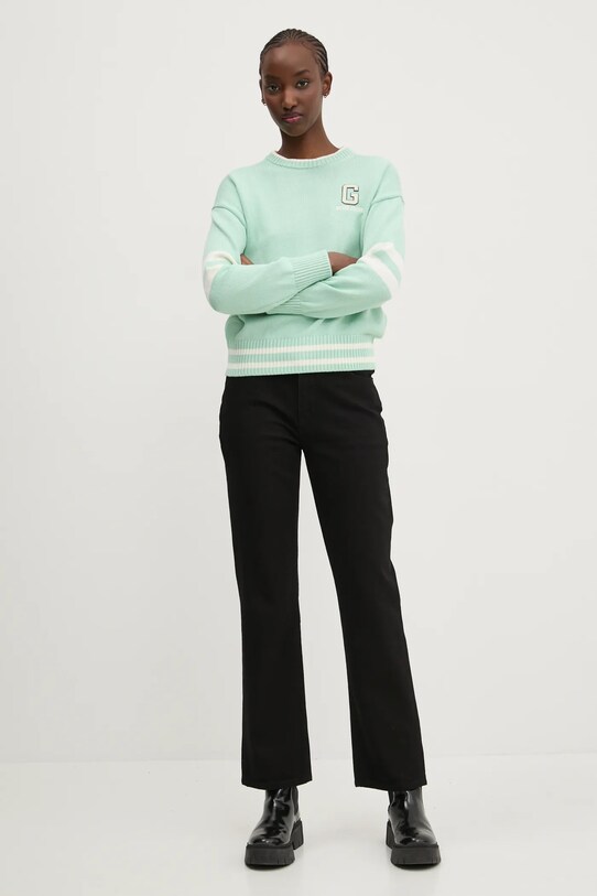 Guess Jeans pulover de bumbac W5GR01.Z3HM1 verde SS25