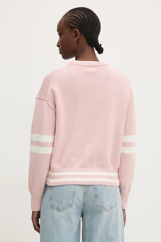 Abbigliamento Guess Jeans maglione in cotone W5GR01.Z3HM1 rosa