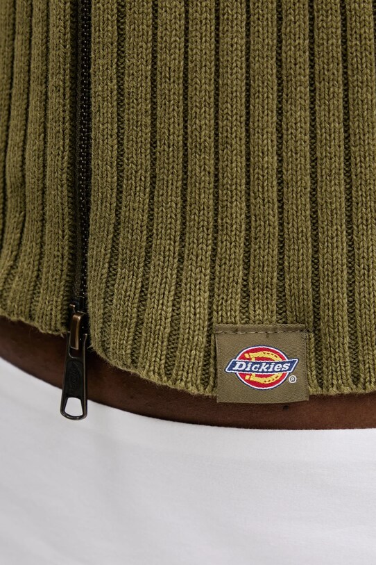 Бавовняний кардиган Dickies DK0A867YMGR1 зелений
