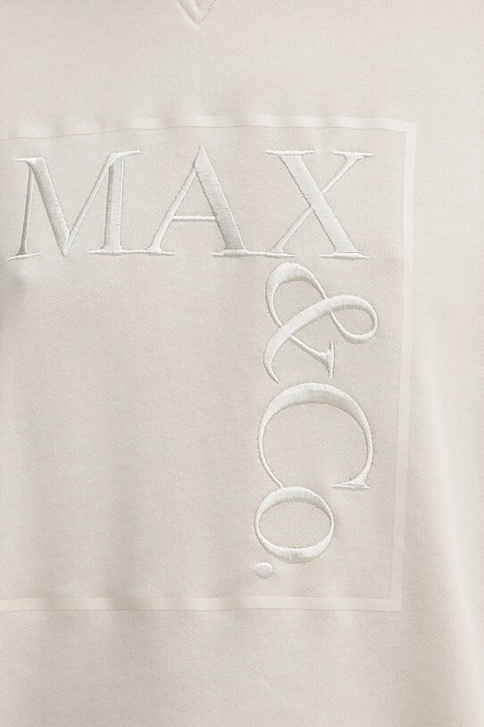 MAX&Co. hanorac de bumbac 2516921023200 bej