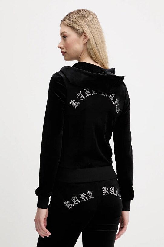 Одяг Велюрова кофта Karl Kani 61860032 чорний