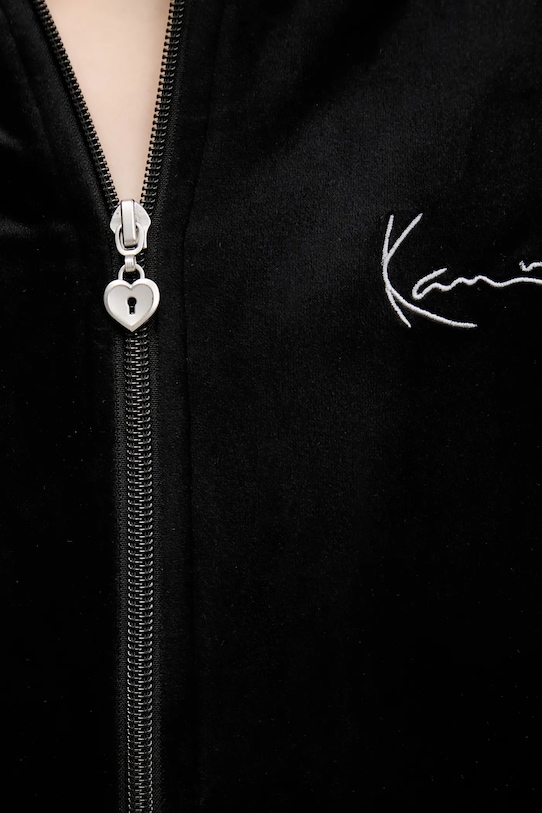 Karl Kani bluza welurowa 61860032 czarny