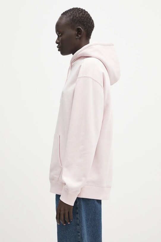 Mikina Carhartt WIP Hooded Carhartt Sweatshirt I033648.2RYXX růžová SS25