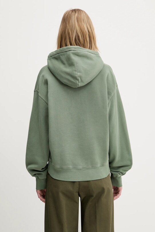 Ρούχα Βαμβακερή μπλούζα Carhartt WIP Hooded Nelson Sweat I032741.1YFGD πράσινο
