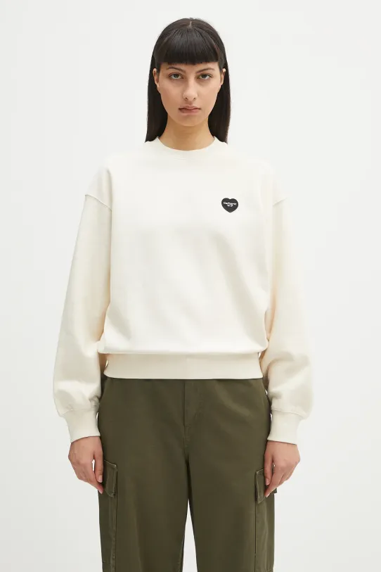 Carhartt WIP bluza bawełniana Ingo Sweat bawełna beżowy I034677.32MXX