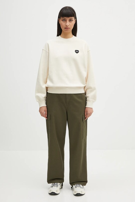 Carhartt WIP cotton sweatshirt Ingo Sweat I034677.32MXX beige