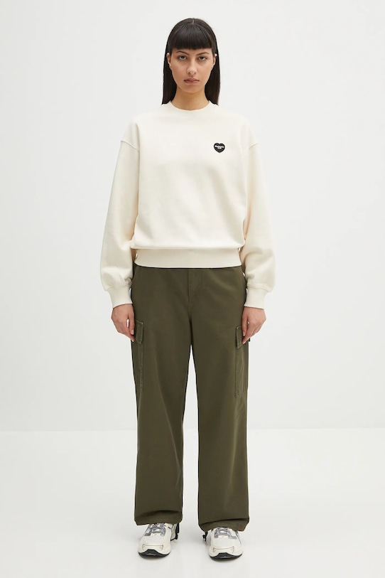 Carhartt WIP bluza bawełniana Ingo Sweat I034677.32MXX beżowy