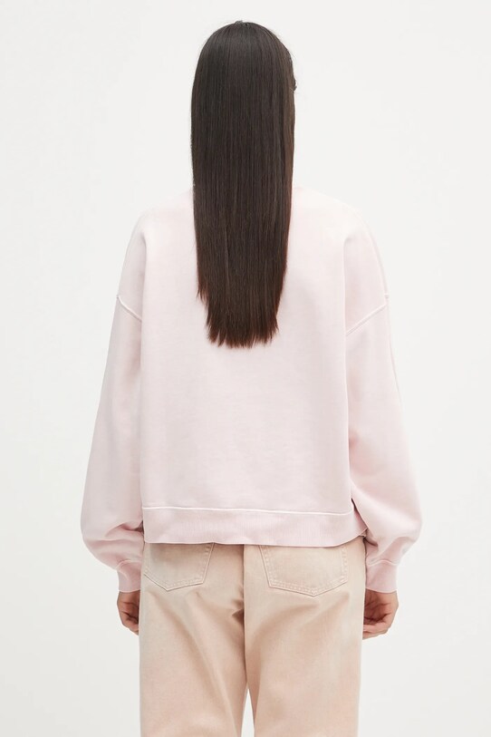 Odzież Carhartt WIP bluza bawełniana Benton Sweat I034511.2P7GD różowy