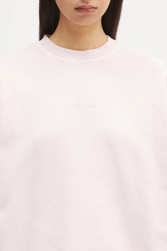 Pamučna dukserica Carhartt WIP Benton Sweat roza I034511.2P7GD