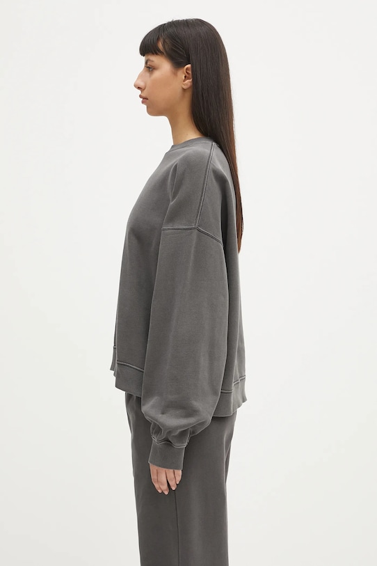 Carhartt WIP bluza bawełniana Benton Sweat I034511.89GD szary SS25