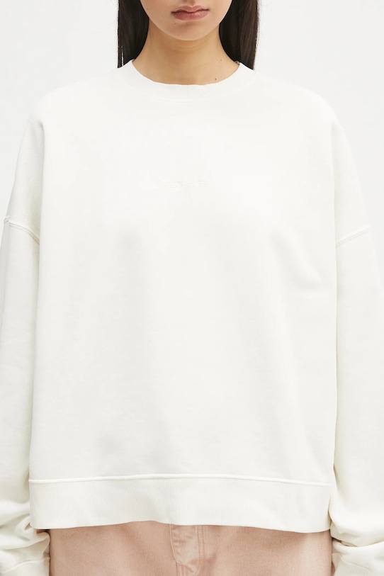 Carhartt WIP bluza bawełniana Benton Sweat beżowy I034511.D6GD