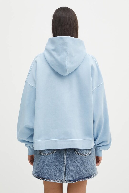 Одежда Хлопковая кофта Carhartt WIP Hooded Benton Sweat I034512.2P5GD голубой
