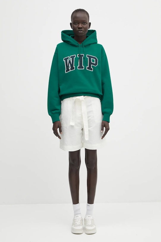 Dukserica Carhartt WIP Hooded WIP Sweat I034719.2PBXX tirkizna