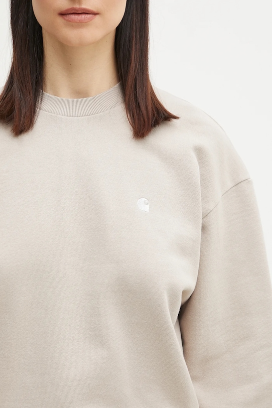 Хлопковая кофта Carhartt WIP Casey Sweatshirt бежевый I032643.2RTXX