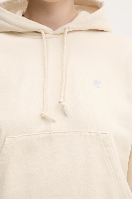 Μπλούζα Carhartt WIP Hooded Casey Sweatshirt μπεζ I032644.0UOXX