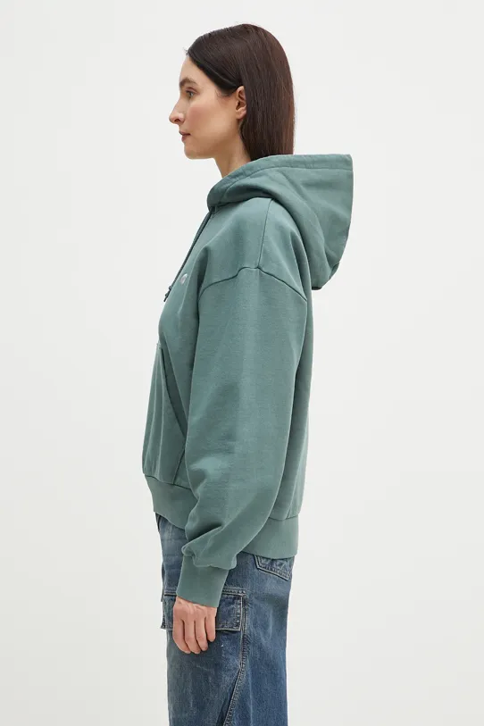 Carhartt WIP bluza bawełniana Hooded Casey Sweatshirt I032644.2NIXX zielony SS25