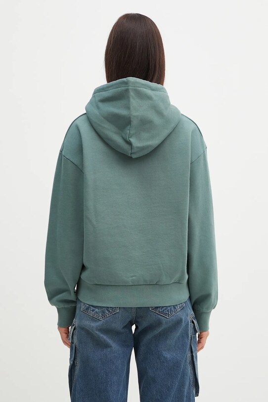 Clothing Carhartt WIP cotton sweatshirt Hooded Casey Sweatshirt I032644.2NIXX green