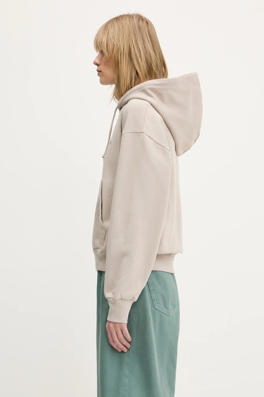 Βαμβακερή μπλούζα Carhartt WIP Hooded Casey Sweatshirt I032644.2RTXX μπεζ SS25