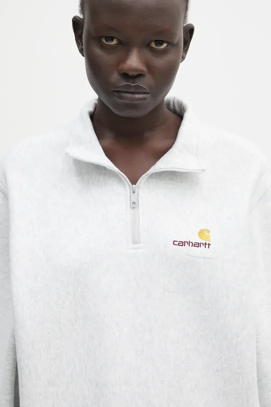 Carhartt WIP bluza American Scr. High Neck Swt szary I033827.482XX