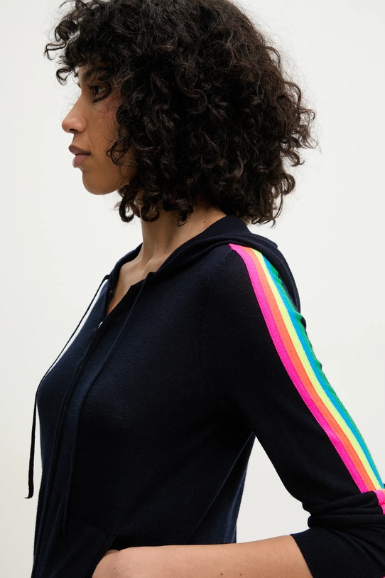 FROM FUTURE cardigan din lână bleumarin WPH00859