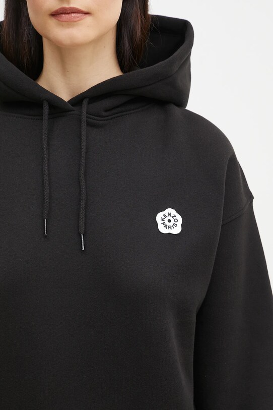Kenzo cotton sweatshirt Boke Flower 2.0 black FF52SW1754MB.99J