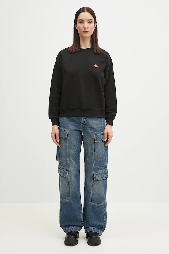 Kenzo bluza bawełniana FF52SW1874MF.99J czarny