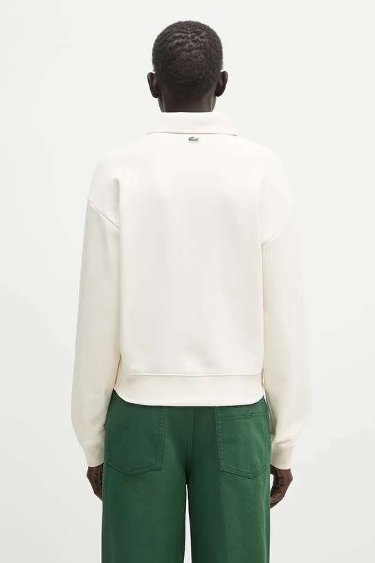 Дрехи Памучен суичър Lacoste SF0351 бежов