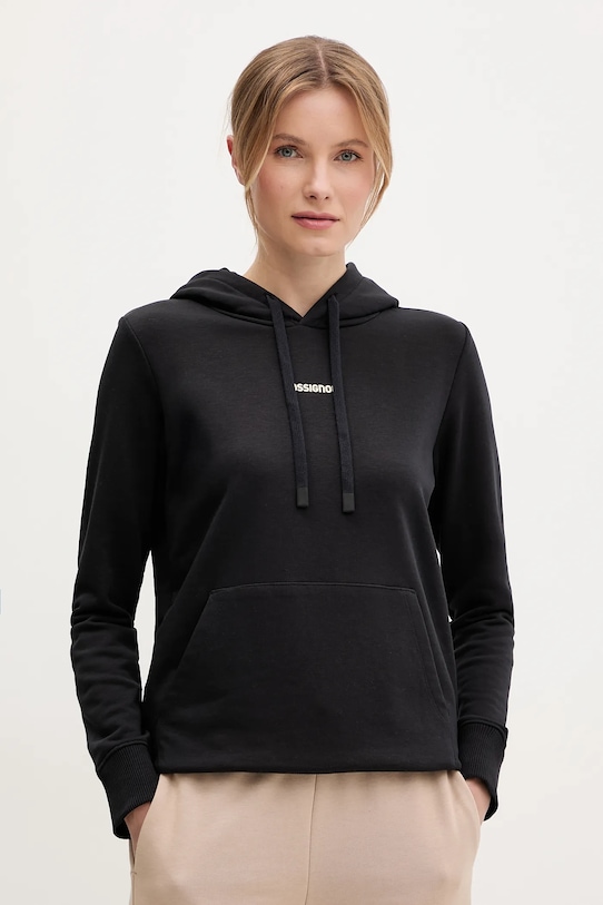 Rossignol bluza Presset z kapturem czarny RLNWS01
