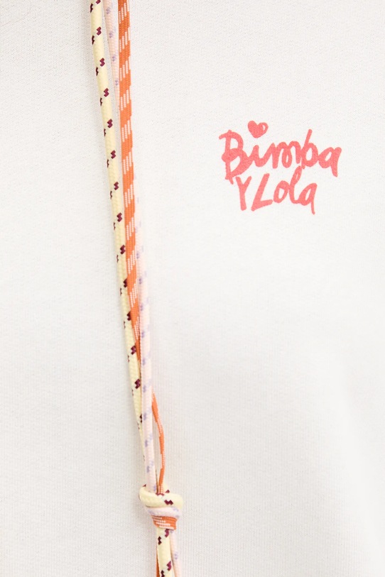 Bavlnená mikina Bimba Y Lola 251BR7501.10060 biela
