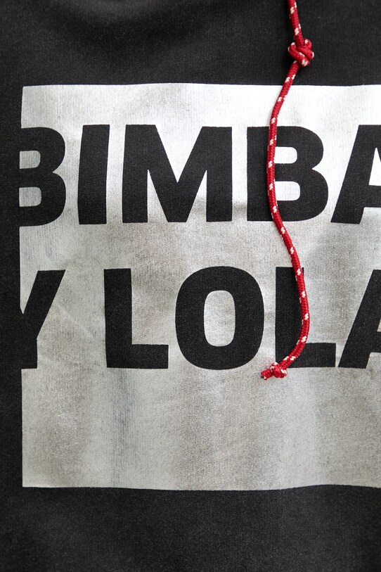Bavlněná mikina Bimba Y Lola 251BR7511.10035 šedá