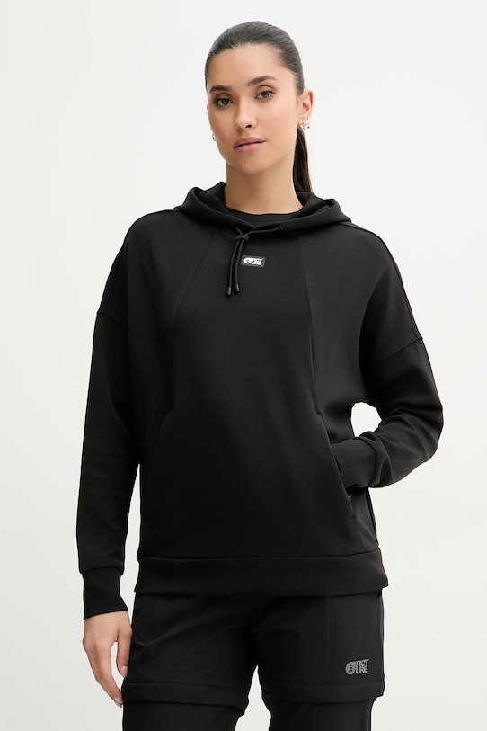 Picture hanorac în aer liber Pluris uni negru SWT0173