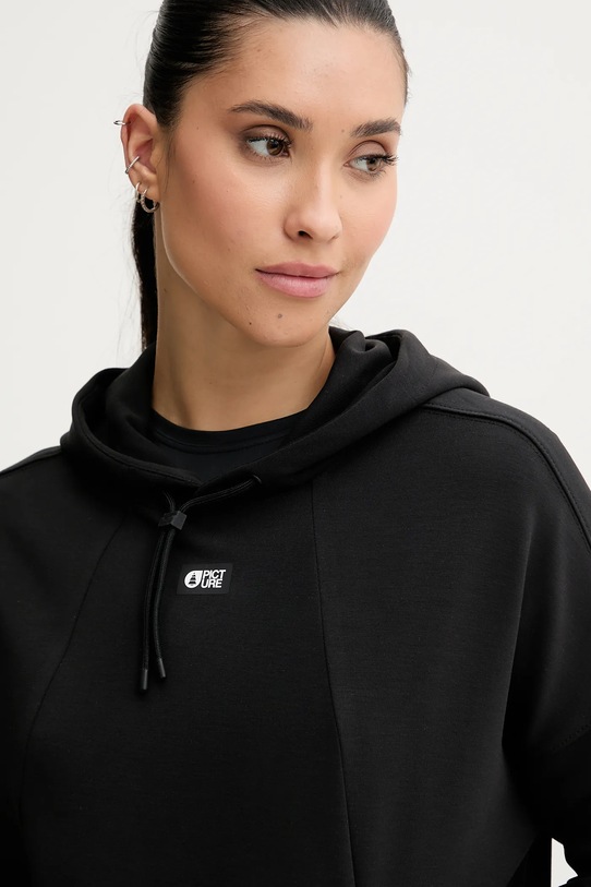 Picture hanorac în aer liber Pluris negru SWT0173