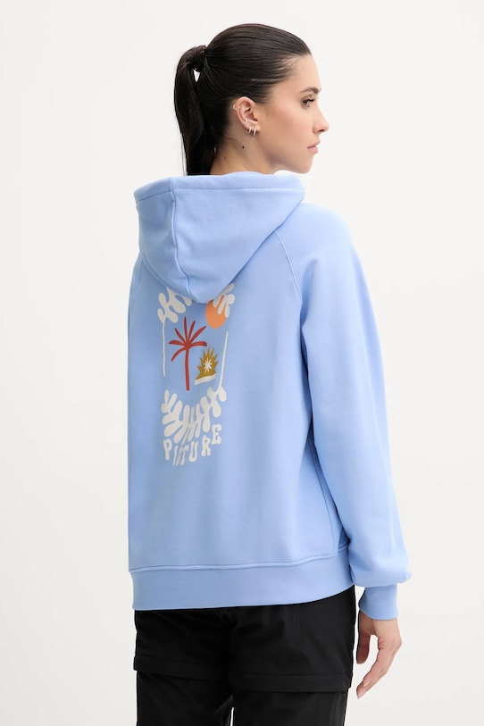 Odzież Picture bluza bawełniana Quenar WSW0362 niebieski